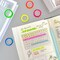 Wrapables Transparent Fluorescent Neon Removable Highlighter Tape 8mm x 5M (Set of 5)